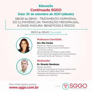 SGGO Educacao-Continuada-setembro-2021-site-sggo-300x300 Educação Continuada - Tratamento Hormonal do Climatério, da Transição Menopausal à Idade Madura: Benefícios e Riscos