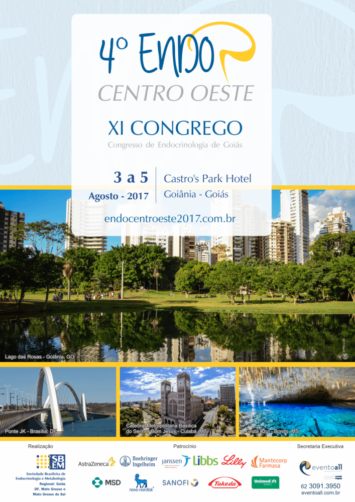 SGGO congrego 4º Endo Centro-Oeste e XI Congrego acontecerão em Goiânia, entre 3 e 5 de agosto