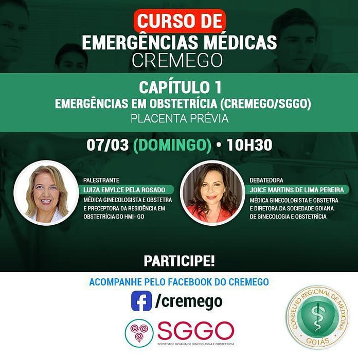 SGGO sggo01-300x300 Curso de Emergências em Obstetrícia - Placenta Prévia em parceria com o Cremego